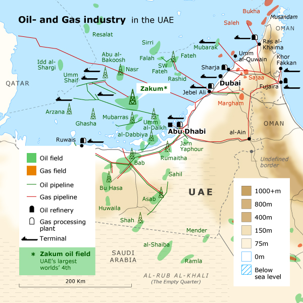 
ОАЭ хотят увеличить добычу нефти на 30% к 2017 году