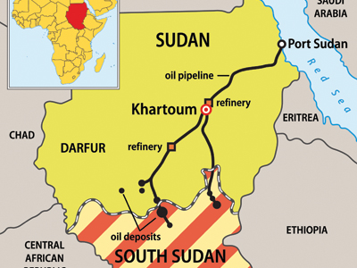 
Южный Судан прекратил добычу нефти