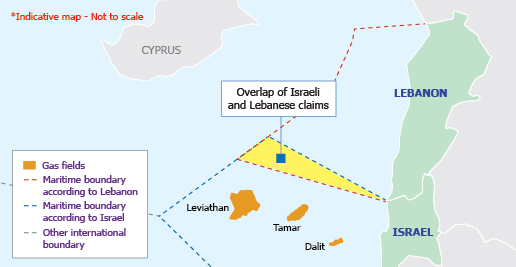 
Ливан не отдаст "свои" воды Израилю
