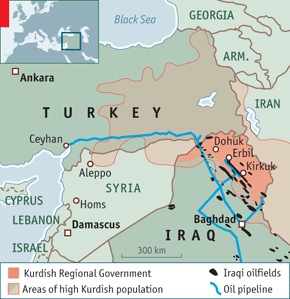 
Курдский нефтепровод работает в обычном режиме
