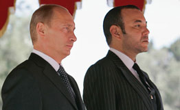 الرئيس الروسي يقوم بأول زيارة إلى المغرب