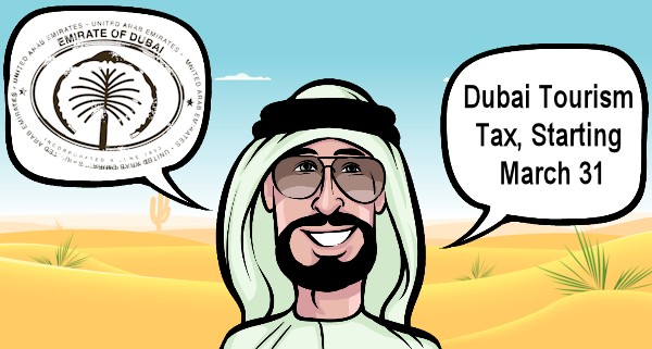 
В Дубае туристам предстоит платить налог за проживание в отеле