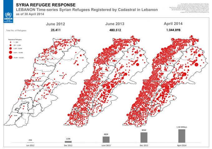 
Ливан вводит ограничения для въезда сирийских беженцев
