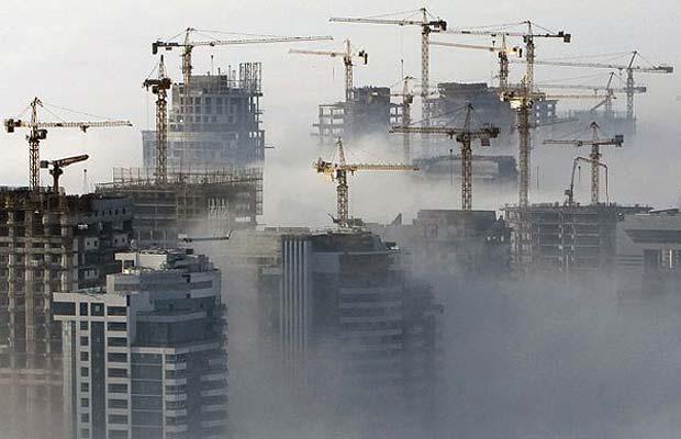 
Строительный бум в начале 2015 года в Дубае
