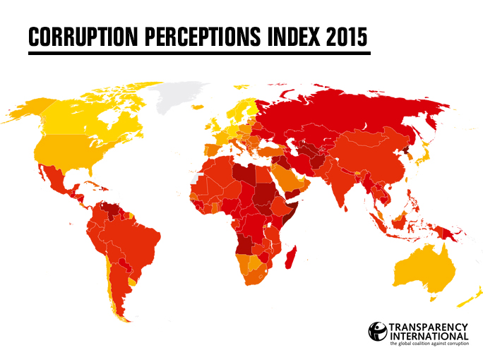 
Transparency International: каждый третий на Ближнем Востоке давал взятку