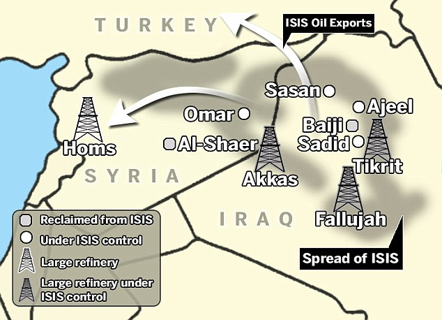 
"Исламское государство" лишилось трех месторождений нефти в Ираке