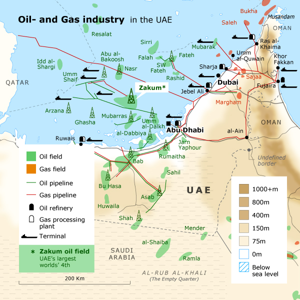 
ОАЭ не отказываются от планов наращивания добычи нефти и газа