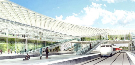 
В Марокко строится железнодорожный вокзал с кружевными формами