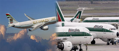 
Авиакомпания Etihad Airways вот-вот купит долю в Alitalia