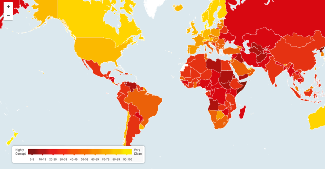 
Индекс восприятия коррупции 2015: Израиль более коррумпирован, чем Катар и ОАЭ