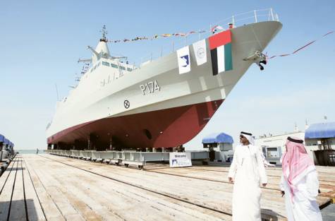 
На верфи ADSB в ОАЭ состоялся спуск на воду шестого корвета для ВМС ОАЭ