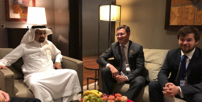 ALEXANDER NOVAK MET WITH THE MINISTER OF ENERGY, INDUSTRY AND MINERAL RESOURCES OF THE KINGDOM OF SAUDI ARABIA KHALID A. AL-FALIH.    